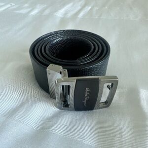 Salvatore Ferragamo reversible leather black belt